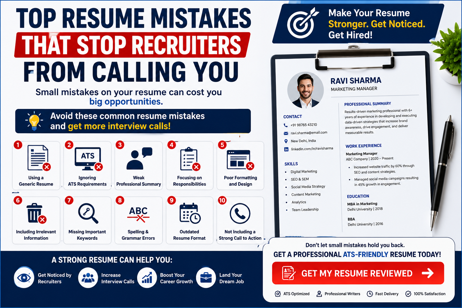 Top resume mistakes to avoid