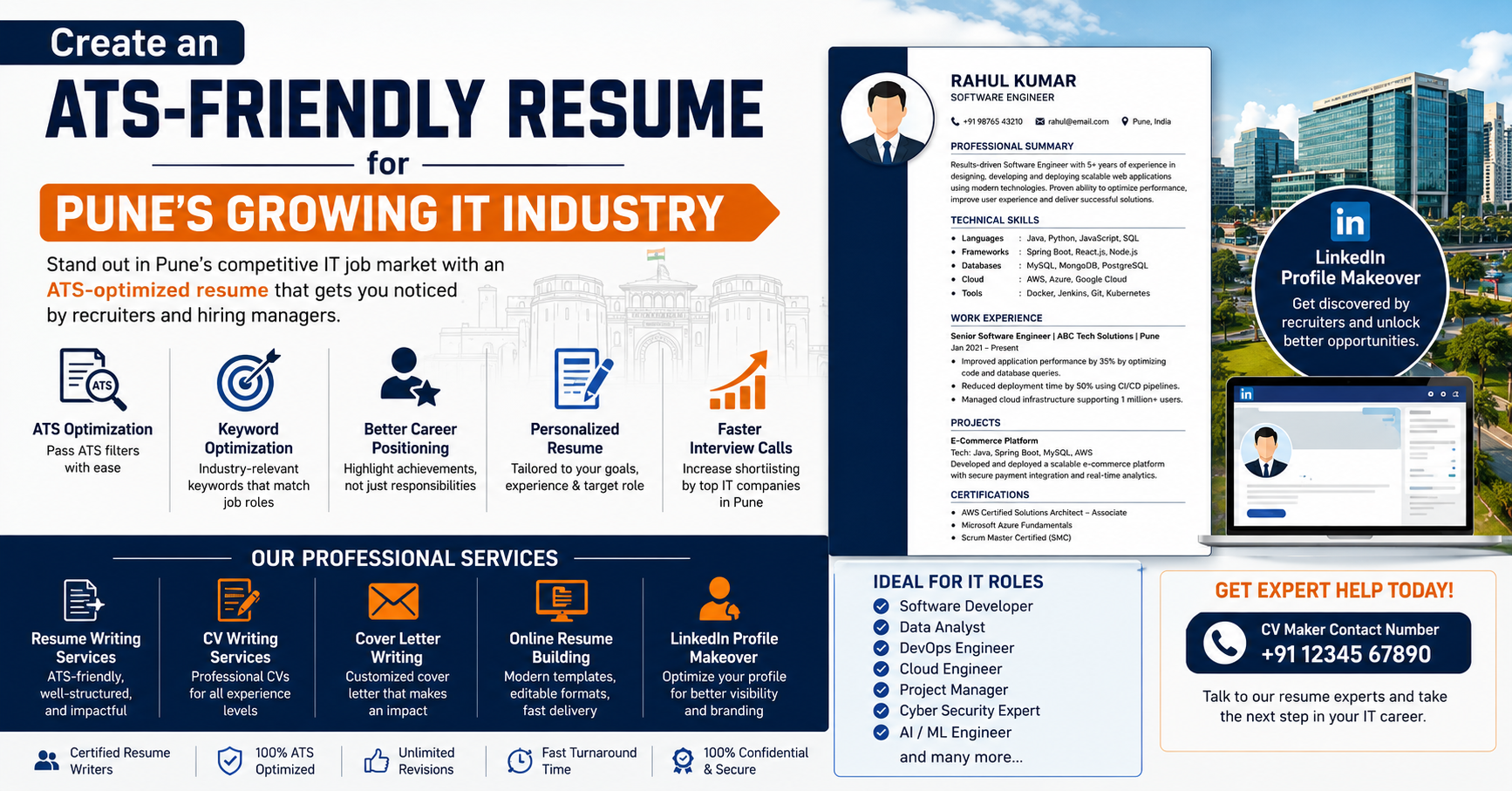 ATS-friendly resume services for Pune IT
