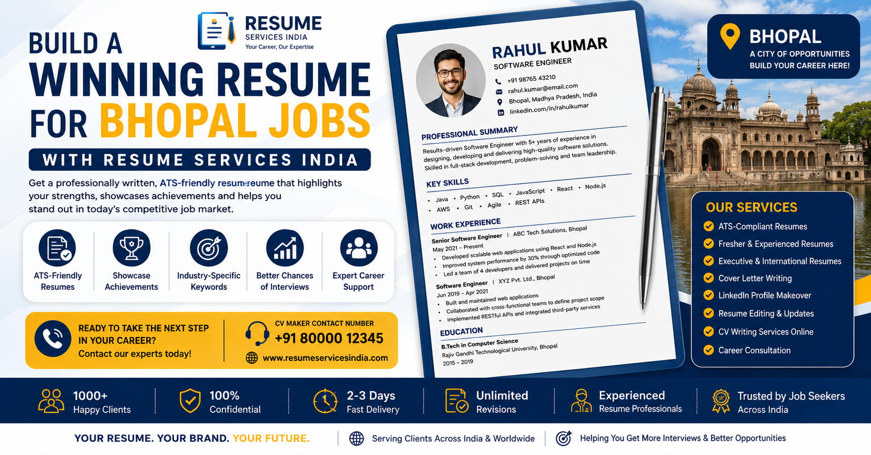 Build a Winning Resume for Bhopal Jobs