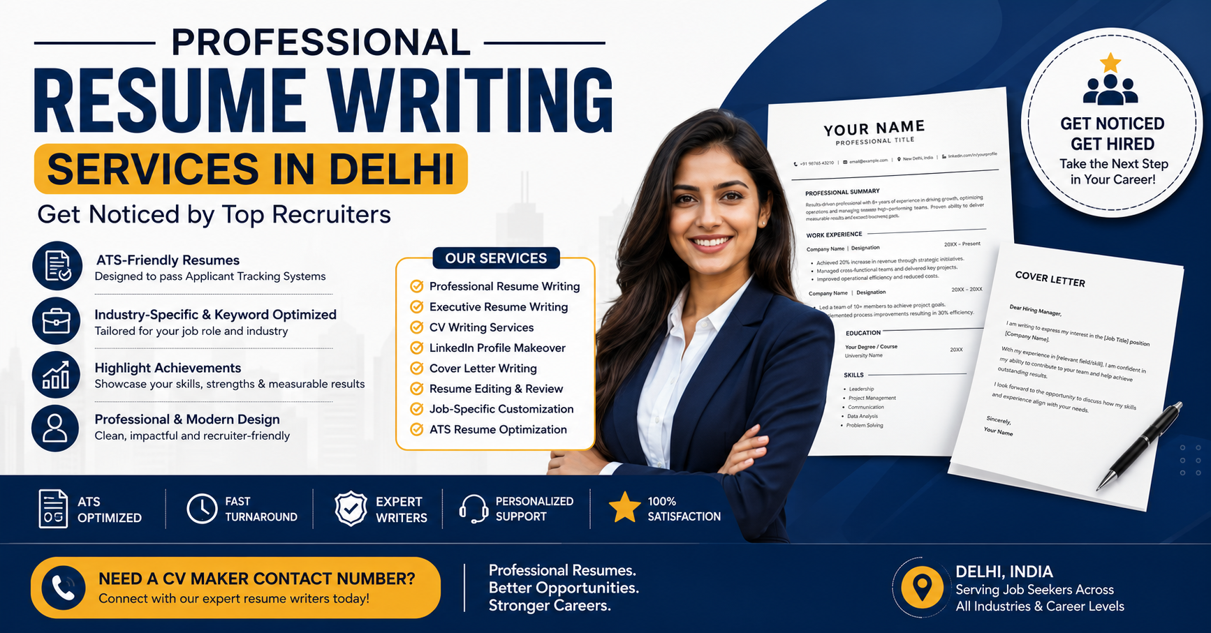 Professional resume writing services in Delhi