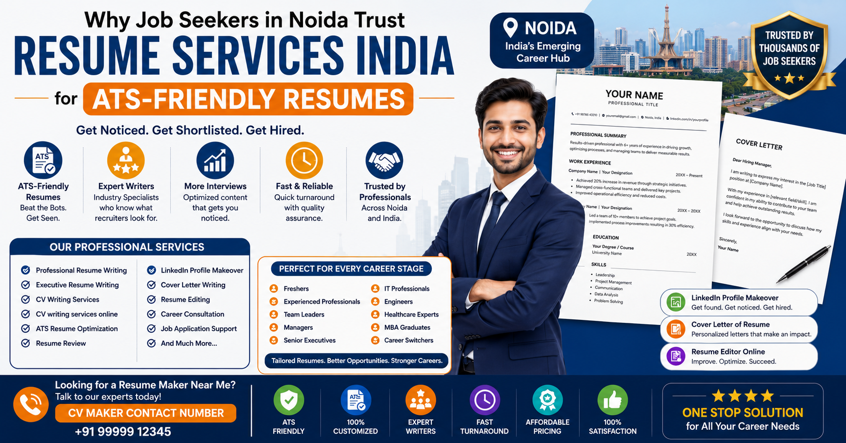 Resume services for job seekers in Noida
