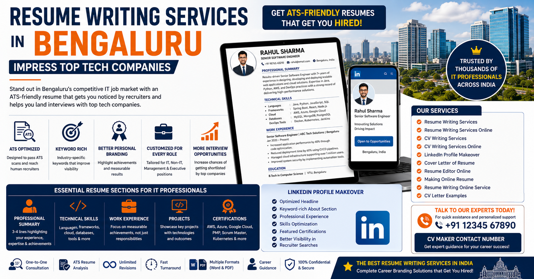 Resume writing services in Bengaluru